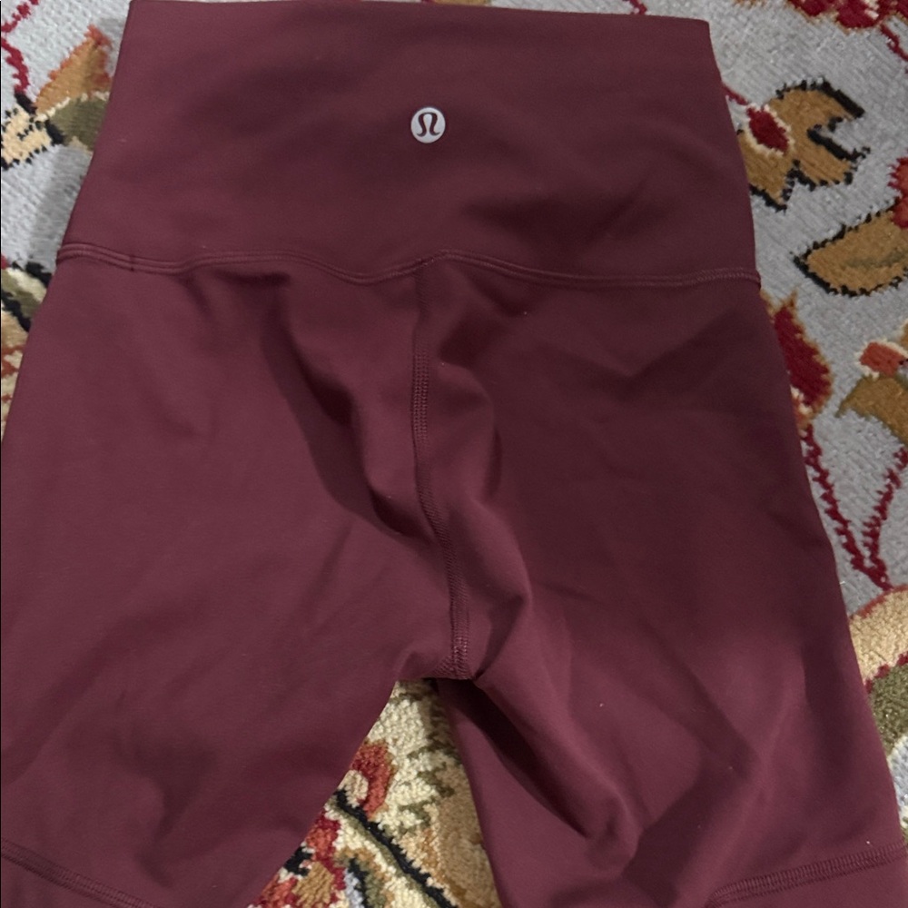 lululemon athletica Women's Deep Red Bike Shorts